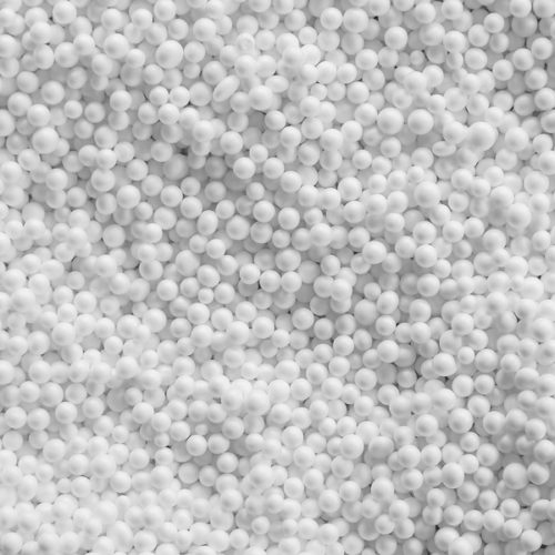 Photograph of loose EPS beads